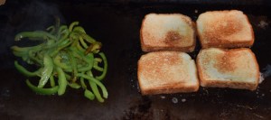 Cooking Texas Beef on Texas Toast